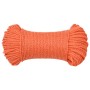 Cuerda de trabajo polipropileno naranja 6 mm 50 m de vidaXL, Sogas y cuerdas metálicas - Ref: Foro24-152924, Precio: 9,74 €, ...