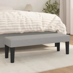 Light gray fabric bench 100x30x30 cm by vidaXL, Banks - Ref: Foro24-346644, Price: 42,74 €, Discount: %