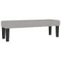 Banco de tela gris claro 100x30x30 cm de vidaXL, Bancos - Ref: Foro24-346644, Precio: 42,74 €, Descuento: %