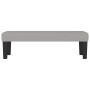 Banco de tela gris claro 100x30x30 cm de vidaXL, Bancos - Ref: Foro24-346644, Precio: 43,56 €, Descuento: %