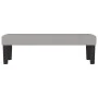 Banco de tela gris claro 100x30x30 cm de vidaXL, Bancos - Ref: Foro24-346644, Precio: 42,74 €, Descuento: %