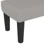 Banco de tela gris claro 100x30x30 cm de vidaXL, Bancos - Ref: Foro24-346644, Precio: 42,74 €, Descuento: %