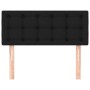 Cabecero de tela negro 90x5x78/88 cm de vidaXL, Cabeceros y pies de cama - Ref: Foro24-346418, Precio: 35,56 €, Descuento: %