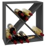 Botellero de madera maciza de pino gris 62x25x62 cm de vidaXL, Armarios para vino y licores - Ref: Foro24-821761, Precio: 57,...