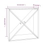 Botellero de madera maciza de pino gris 62x25x62 cm de vidaXL, Armarios para vino y licores - Ref: Foro24-821761, Precio: 57,...