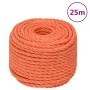 Cuerda de trabajo polipropileno naranja 10 mm 25 m de vidaXL, Sogas y cuerdas metálicas - Ref: Foro24-152933, Precio: 13,19 €...