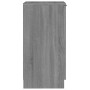Zapatero de madera contrachapada gris Sonoma 30x35x70 cm de vidaXL, Zapateros y organizadores de calzado - Ref: Foro24-817100...