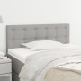 Cabecero de tela gris claro 90x5x78/88 cm de vidaXL, Cabeceros y pies de cama - Ref: Foro24-346416, Precio: 41,36 €, Descuent...