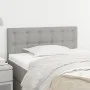 Light gray fabric headboard 90x5x78/88 cm by vidaXL, Headboards and footboards - Ref: Foro24-346416, Price: 37,58 €, Discount: %