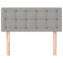 Light gray fabric headboard 90x5x78/88 cm by vidaXL, Headboards and footboards - Ref: Foro24-346416, Price: 37,58 €, Discount: %