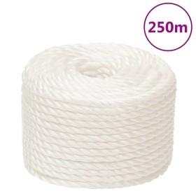 Cuerda de trabajo polipropileno blanco 10 mm 250 m de vidaXL, Sogas y cuerdas metálicas - Ref: Foro24-153053, Precio: 68,14 €...