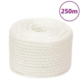 Weißes Polypropylen-Arbeitsseil 10 mm 250 m von vidaXL, Seile und Metallschnüre - Ref: Foro24-153053, Preis: 66,90 €, Rabatt: %