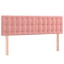 Cabeceros 2 unidades terciopelo rosa 72x5x78/88 cm de vidaXL, Cabeceros y pies de cama - Ref: Foro24-346475, Precio: 67,98 €,...