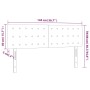 Cabeceros 2 unidades terciopelo rosa 72x5x78/88 cm de vidaXL, Cabeceros y pies de cama - Ref: Foro24-346475, Precio: 67,98 €,...