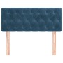 Cabecero de terciopelo azul oscuro 90x7x78/88 cm de vidaXL, Cabeceros y pies de cama - Ref: Foro24-346324, Precio: 46,67 €, D...