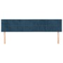 Cabeceros 2 unidades de terciopelo azul oscuro 90x5x78/88 cm de vidaXL, Cabeceros y pies de cama - Ref: Foro24-346086, Precio...
