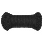 Cuerda de trabajo polipropileno negro 8 mm 50 m de vidaXL, Sogas y cuerdas metálicas - Ref: Foro24-153007, Precio: 15,60 €, D...