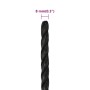 Cuerda de trabajo polipropileno negro 8 mm 50 m de vidaXL, Sogas y cuerdas metálicas - Ref: Foro24-153007, Precio: 15,60 €, D...