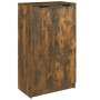 Mueble zapatero madera contrachapada roble ahumado 59x35x100 cm de vidaXL, Zapateros y organizadores de calzado - Ref: Foro24...