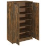 Mueble zapatero madera contrachapada roble ahumado 59x35x100 cm de vidaXL, Zapateros y organizadores de calzado - Ref: Foro24...