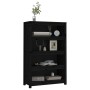Estantería madera maciza de pino negra 80x35x126 cm de vidaXL, Librerías y estanterías - Ref: Foro24-821688, Precio: 140,38 €...
