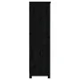 Estantería madera maciza de pino negra 80x35x126 cm de vidaXL, Librerías y estanterías - Ref: Foro24-821688, Precio: 138,56 €...