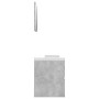 Juego de muebles de baño madera de ingeniería gris hormigón de vidaXL, Muebles de baño - Ref: Foro24-3071589, Precio: 155,58 ...