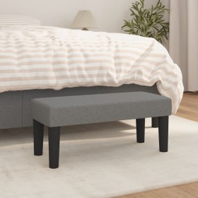 Banco de tela gris oscuro 70x30x30 cm de vidaXL, Bancos - Ref: Foro24-346617, Precio: 34,92 €, Descuento: %