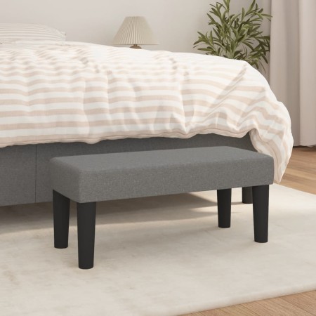 Banco de tela gris oscuro 70x30x30 cm de vidaXL, Bancos - Ref: Foro24-346617, Precio: 34,92 €, Descuento: %