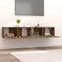 Muebles de TV 2 uds madera ingeniería color roble 80x30x30 cm de vidaXL, Muebles TV - Ref: Foro24-820463, Precio: 61,35 €, De...
