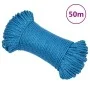 Cuerda de trabajo polipropileno azul 6 mm 50 m de vidaXL, Sogas y cuerdas metálicas - Ref: Foro24-152963, Precio: 9,60 €, Des...