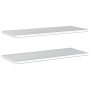 Estantes de pared 2 uds acero inoxidable plateado 100x40x3 cm en Estanterías | Comprar online en Foru.es