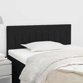 Cabecero de tela negro 100x5x78/88 cm de vidaXL, Cabeceros y pies de cama - Ref: Foro24-346230, Precio: 32,54 €, Descuento: %