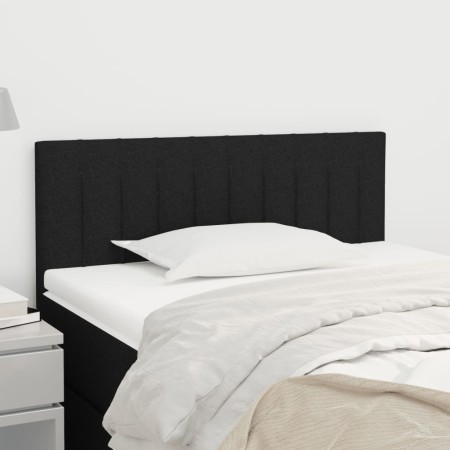 Cabecero de tela negro 100x5x78/88 cm de vidaXL, Cabeceros y pies de cama - Ref: Foro24-346230, Precio: 32,54 €, Descuento: %