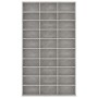 Armario para CDs madera contrachapada gris 102x16x177,5 cm de vidaXL, Almacenamiento para CD y DVD - Ref: Foro24-801782, Prec...