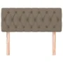 Kopfteil aus taupegrauem Stoff, 90 x 7 x 78/88 cm von vidaXL, Kopf- und Fußteile - Ref: Foro24-346316, Preis: 42,22 €, Rabatt: %