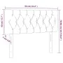 Kopfteil aus taupegrauem Stoff, 90 x 7 x 78/88 cm von vidaXL, Kopf- und Fußteile - Ref: Foro24-346316, Preis: 42,22 €, Rabatt: %
