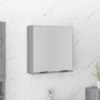 Armario de baño con espejo color gris Sonoma 64x20x67 cm de vidaXL, Tocadores de baño - Ref: Foro24-817067, Precio: 76,51 €, ...