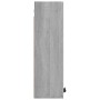 Armario de baño con espejo color gris Sonoma 64x20x67 cm de vidaXL, Tocadores de baño - Ref: Foro24-817067, Precio: 76,51 €, ...