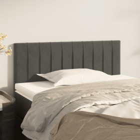 Cabecero de terciopelo gris oscuro 100x5x78/88 cm de vidaXL, Cabeceros y pies de cama - Ref: Foro24-346237, Precio: 45,36 €, ...