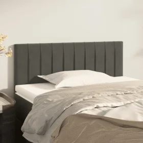 Dark gray velvet headboard 100x5x78/88 cm by vidaXL, Headboards and footboards - Ref: Foro24-346237, Price: 40,54 €, Discount: %