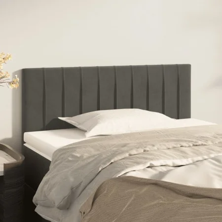 Dark gray velvet headboard 100x5x78/88 cm by vidaXL, Headboards and footboards - Ref: Foro24-346237, Price: 40,54 €, Discount: %