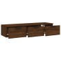 Armario de pared madera de ingeniería roble marrón 102x30x20 cm de vidaXL, Estantes y estanterías - Ref: Foro24-817098, Preci...