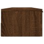 Armario de pared madera de ingeniería roble marrón 102x30x20 cm de vidaXL, Estantes y estanterías - Ref: Foro24-817098, Preci...