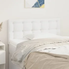White synthetic leather headboard 90x5x78/88 cm by vidaXL, Headboards and footboards - Ref: Foro24-346425, Price: 48,39 €, Di...