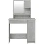 Tocador con espejo color gris hormigón 86,5x35x136 cm de vidaXL, Tocadores para dormitorios - Ref: Foro24-802961, Precio: 80,...