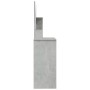 Tocador con espejo color gris hormigón 86,5x35x136 cm de vidaXL, Tocadores para dormitorios - Ref: Foro24-802961, Precio: 82,...