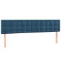 Cabeceros 2 unidades de terciopelo azul oscuro 80x5x78/88 cm de vidaXL, Cabeceros y pies de cama - Ref: Foro24-346494, Precio...