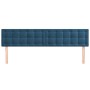 Cabeceros 2 unidades de terciopelo azul oscuro 80x5x78/88 cm de vidaXL, Cabeceros y pies de cama - Ref: Foro24-346494, Precio...