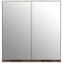 Armario de baño con espejo color roble marrón 64x20x67 cm de vidaXL, Tocadores de baño - Ref: Foro24-817068, Precio: 75,12 €,...